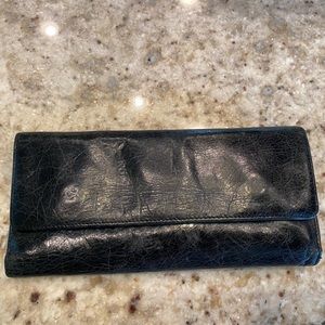 HOBO black leather wallet in good used condition